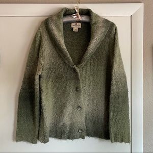 Woolrich shawl collar ombré cardigan sweater